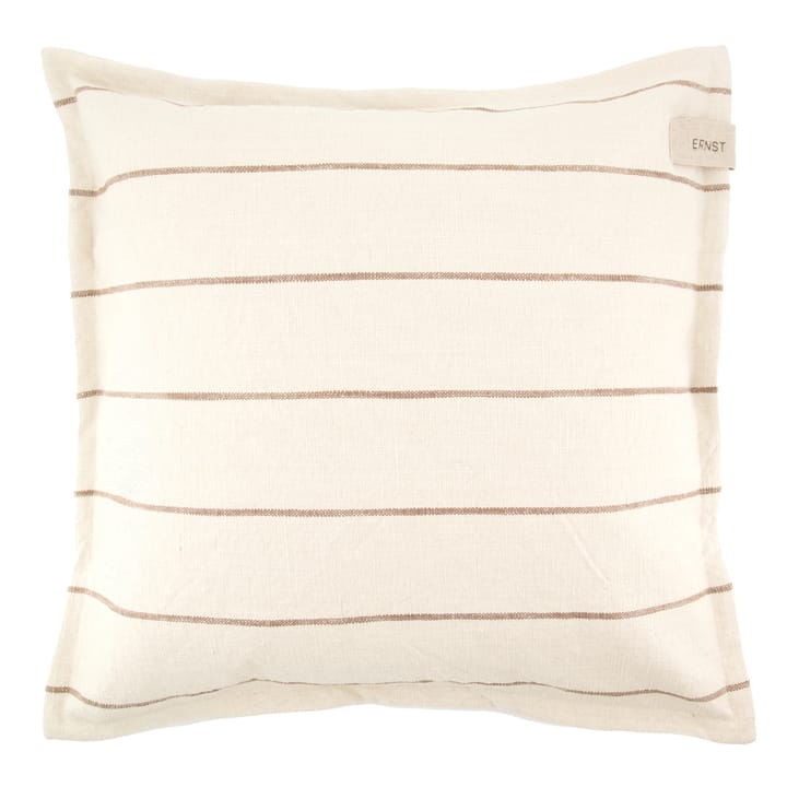 Federa Ernst a righe 50x50 cm, Naturale-talpa ERNST