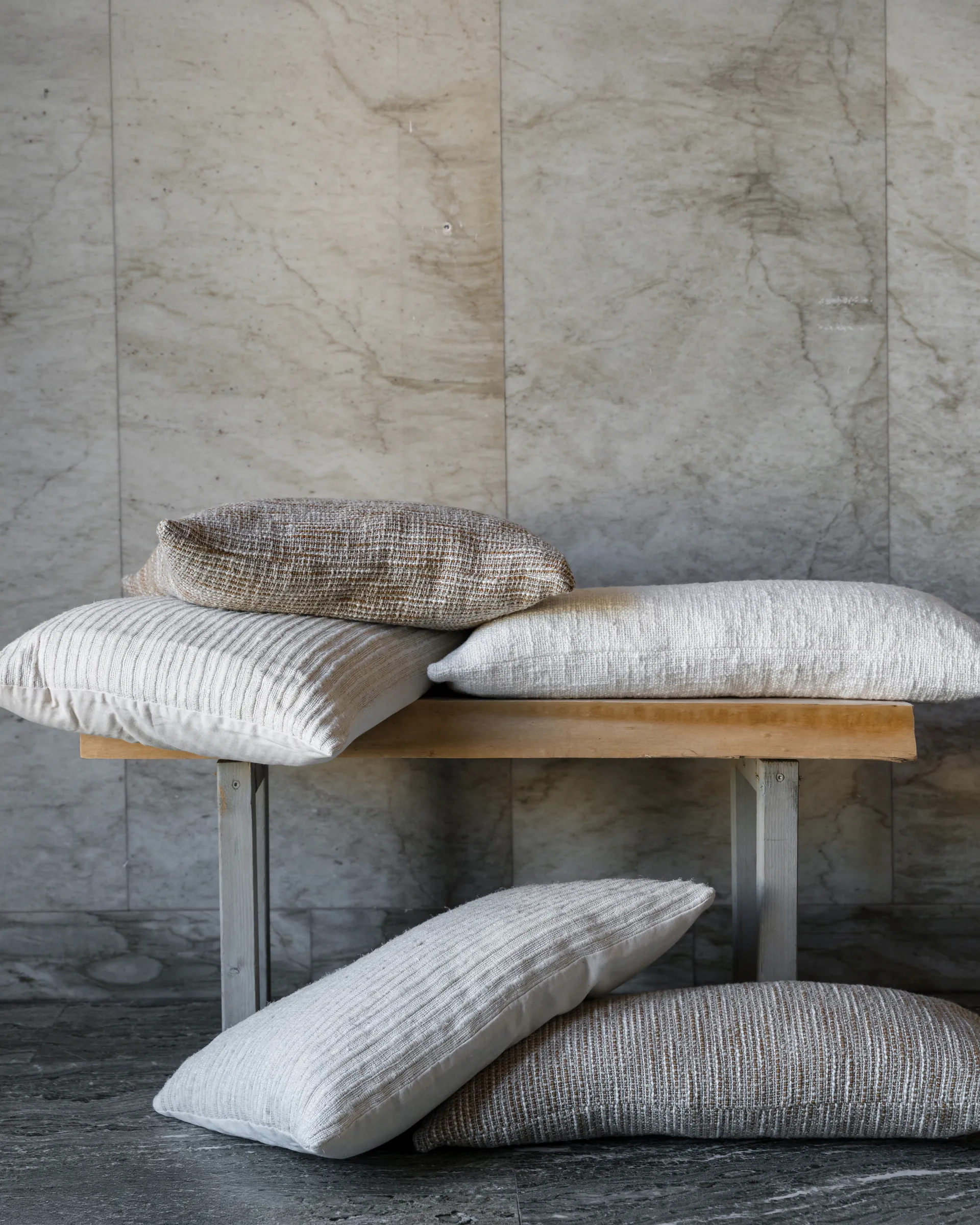 Federa per cuscino Ernst con struttura, Natura, 50x50 cm ERNST