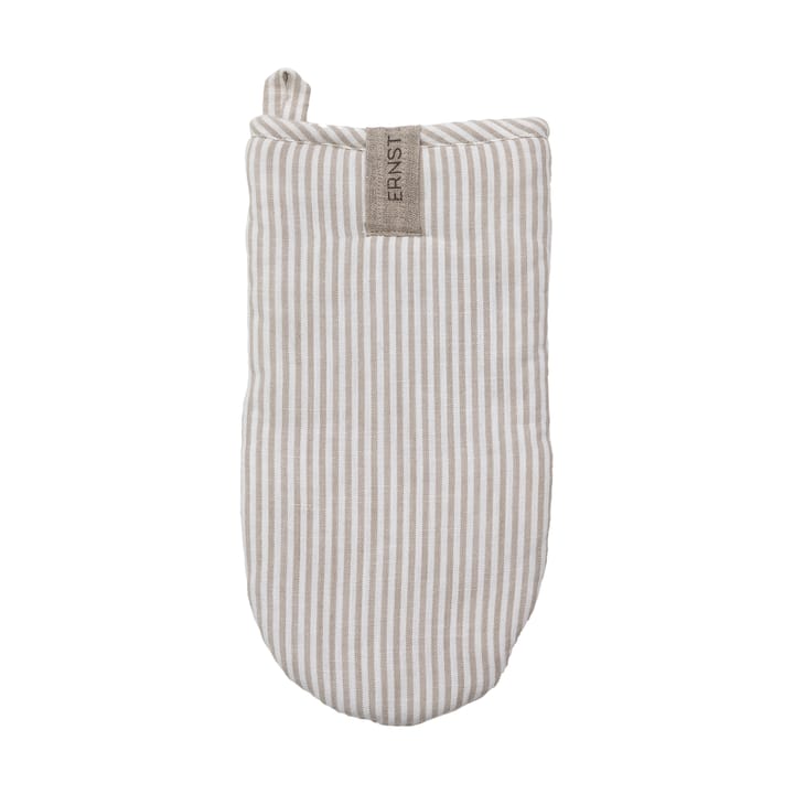 Guanto da forno a righe Ernst - Beige-bianco a righe - ERNST