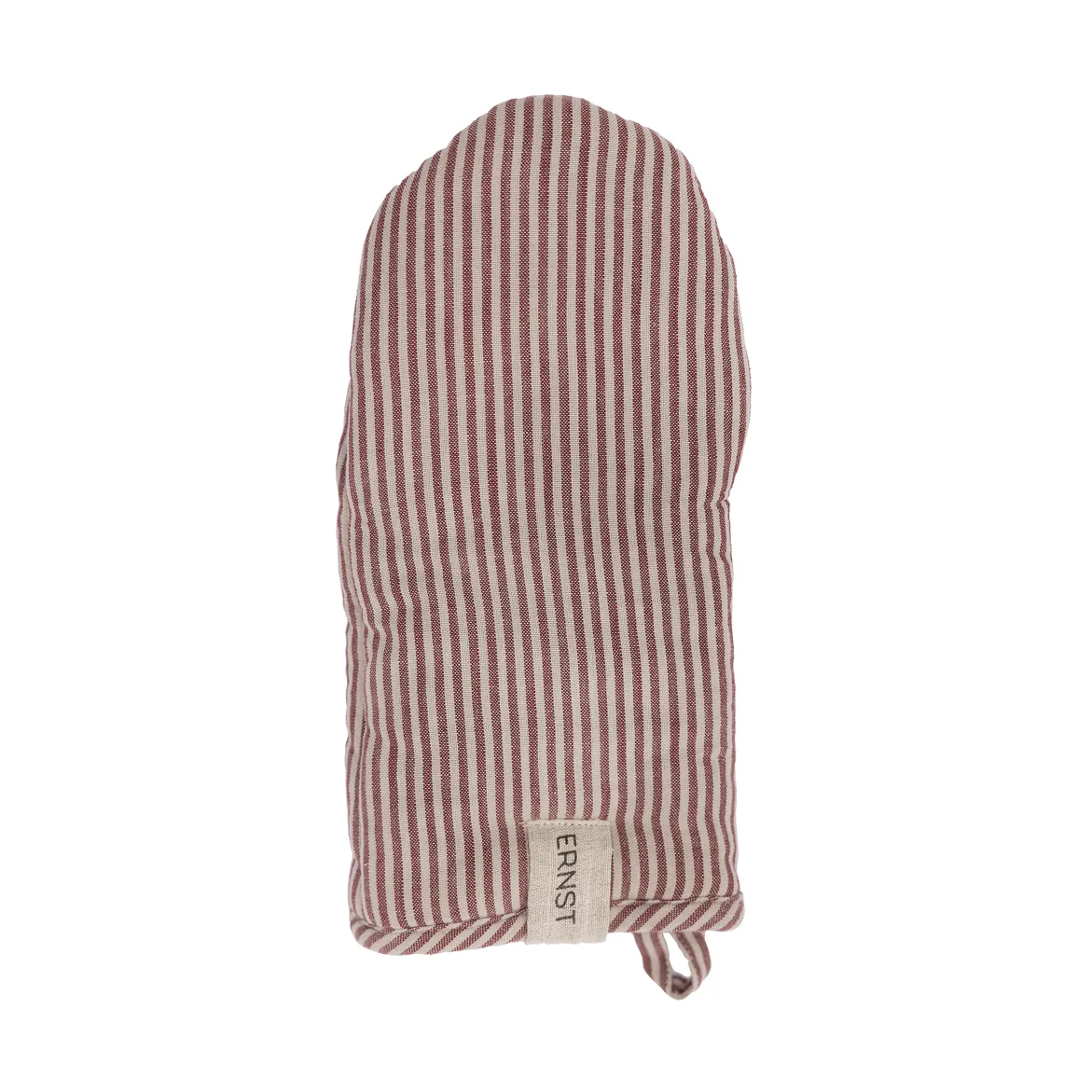 Guanto da forno a righe Ernst, Rosso-beige ERNST