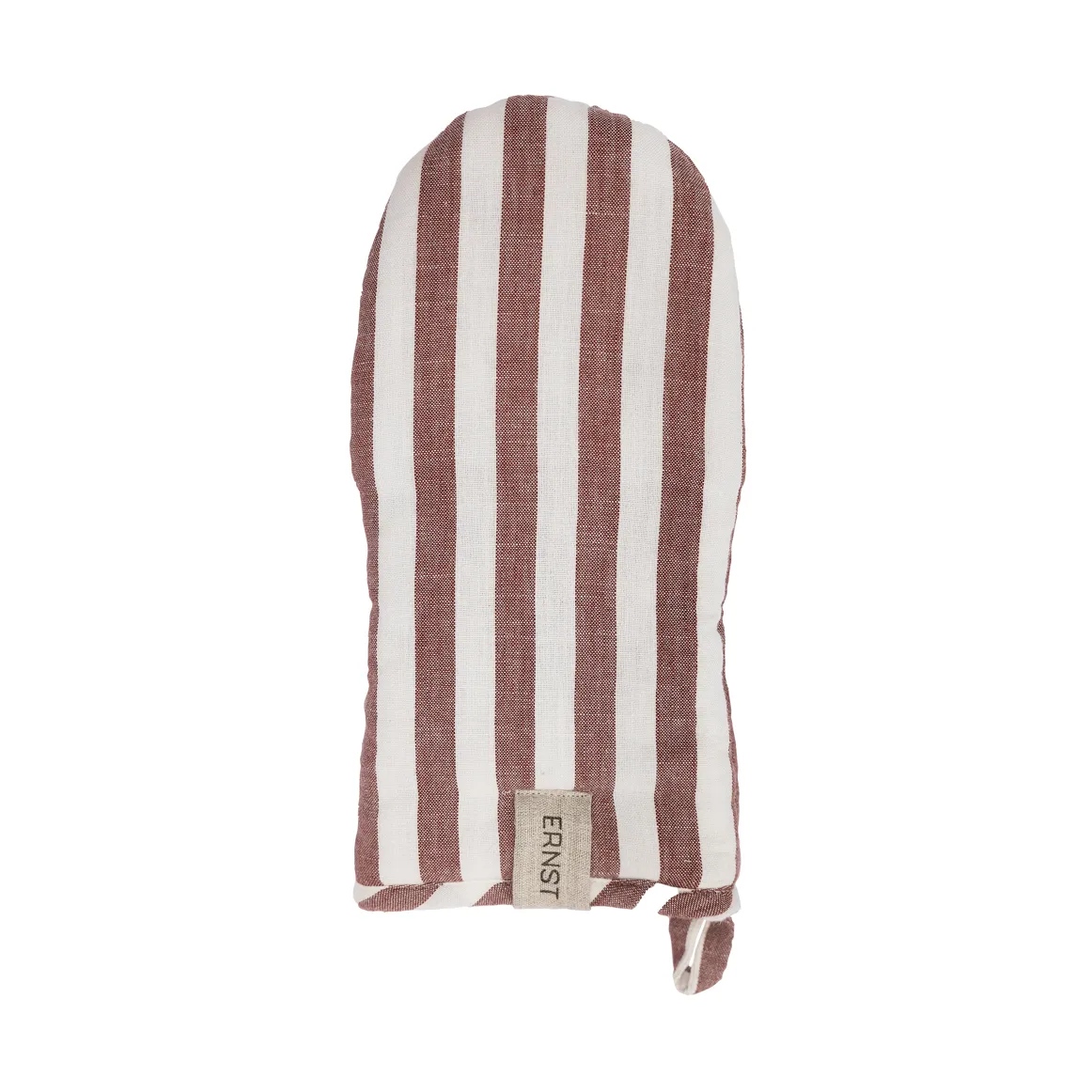 Guanto da forno Ernst a righe larghe, Rosso-bianco ERNST
