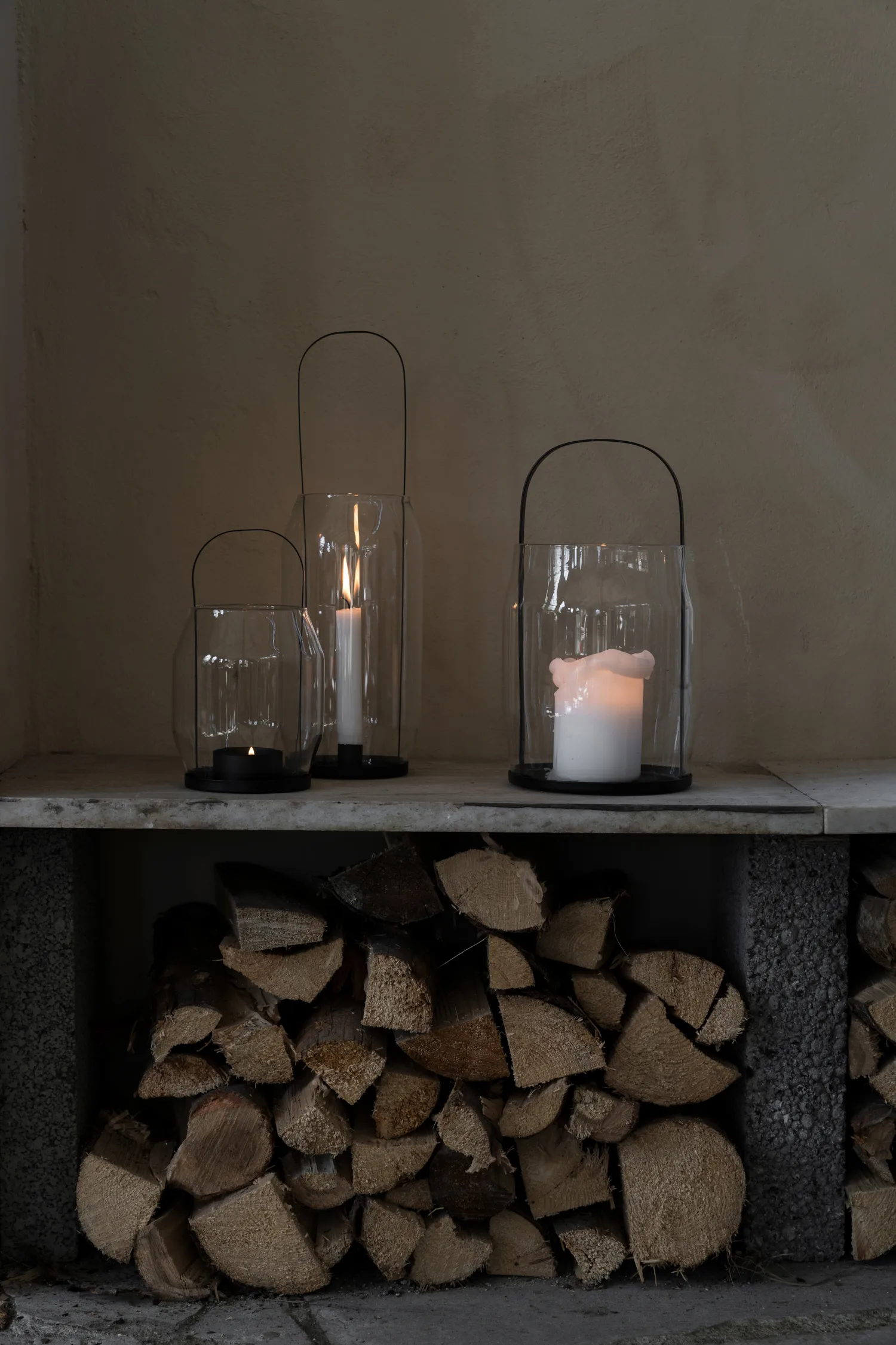 Lanterna portacandele Ernst Ø16x30 cm, Nero ERNST