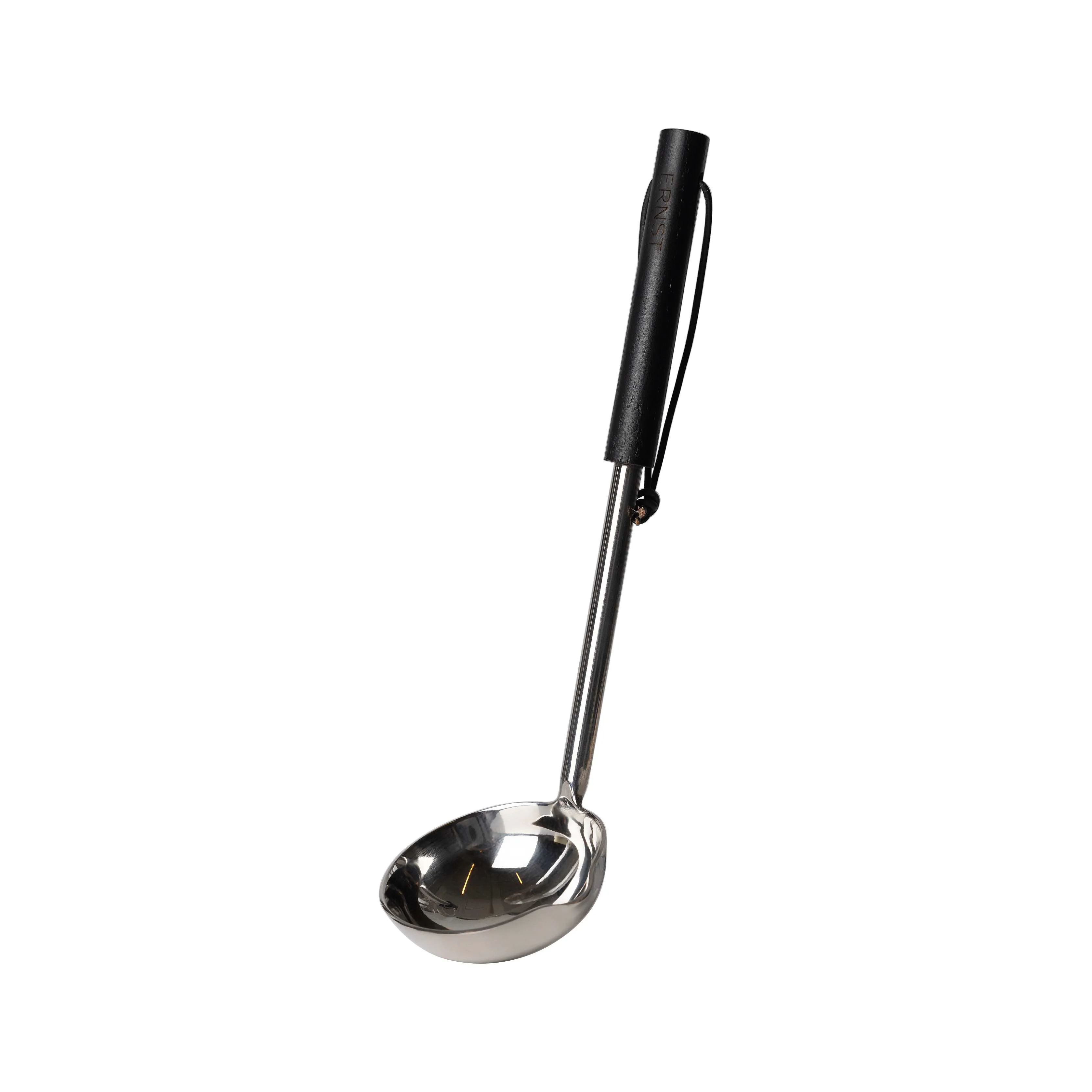Mestolo Forato Multiuso In Acciaio Inox 304 E Manico In Legno - Zoegneer - 43/44 Cm