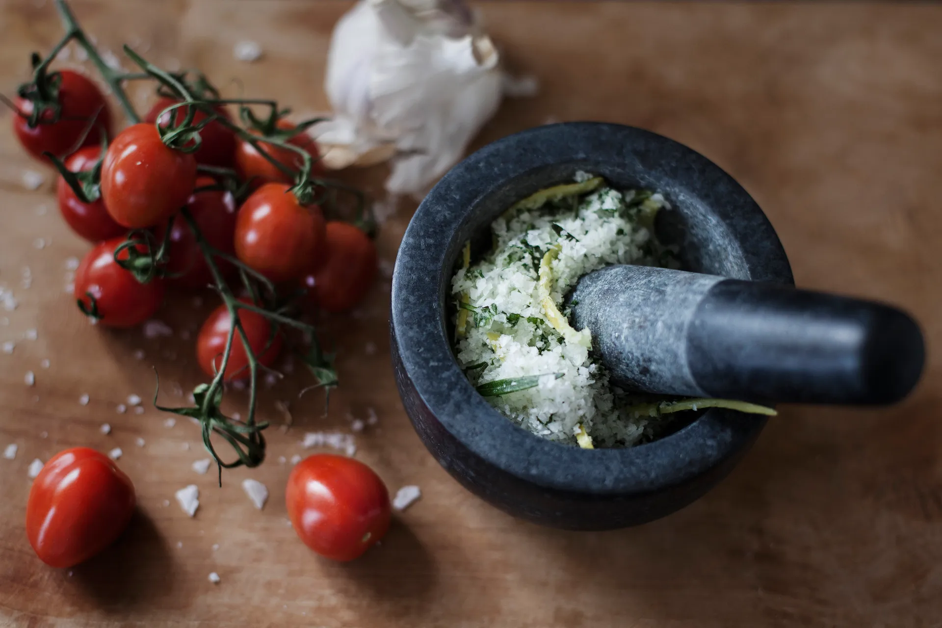 Mortaio Ernst granito nero, Grande Ø 14 cm ERNST