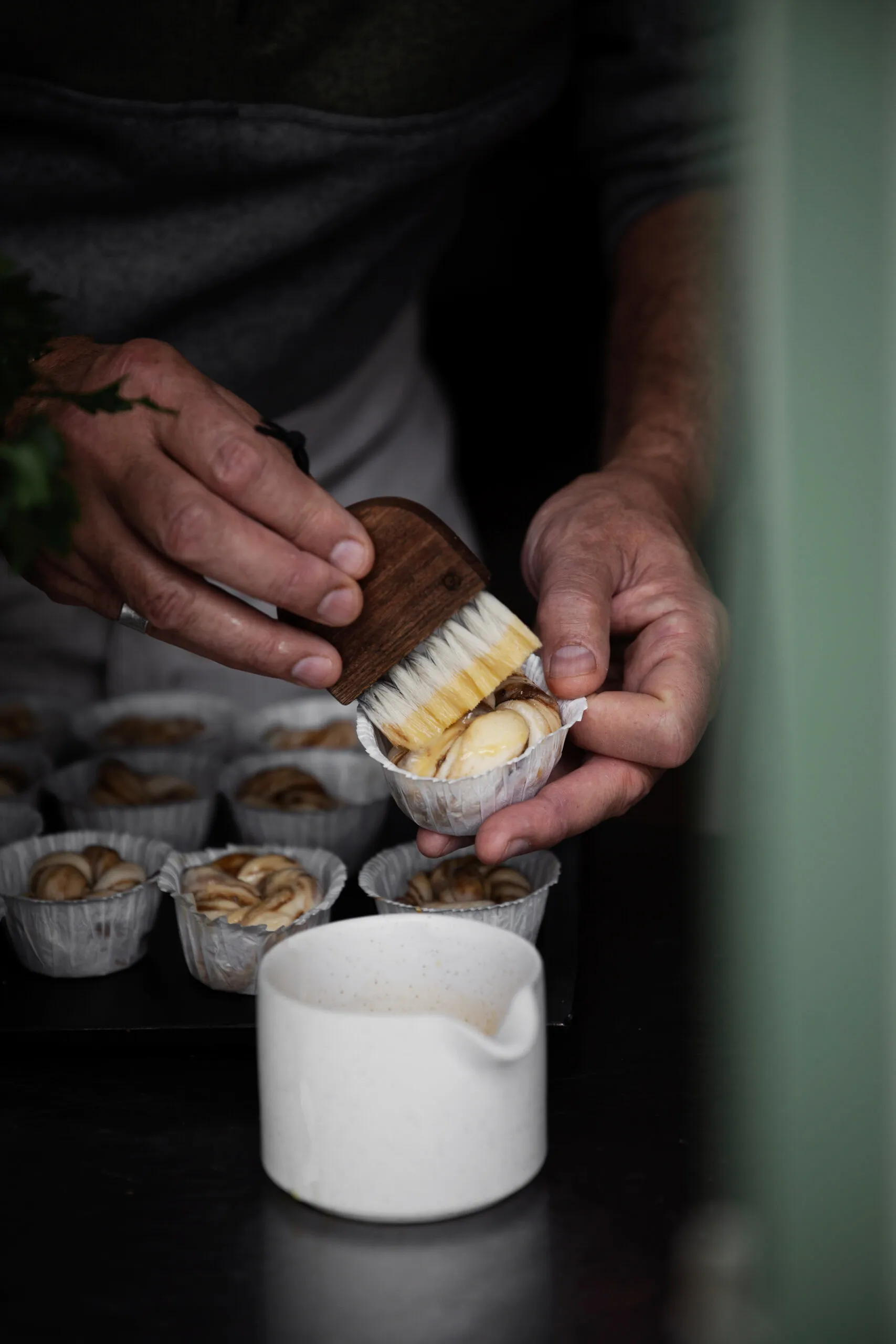 Pennello da pasticceria Ernst in legno, Marrone ERNST