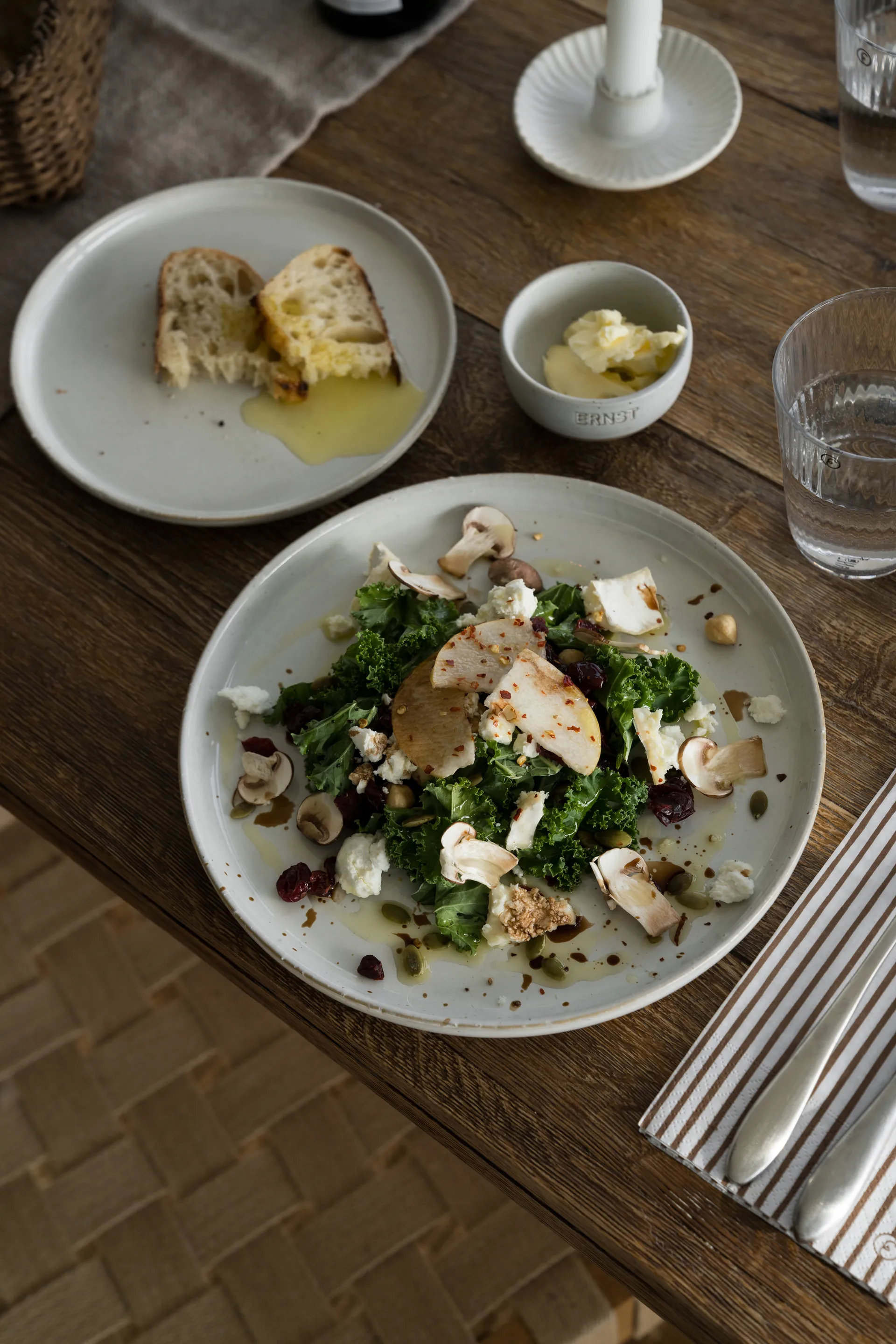 Piattino Ernst Ø 20 cm, Naturale bianco ERNST