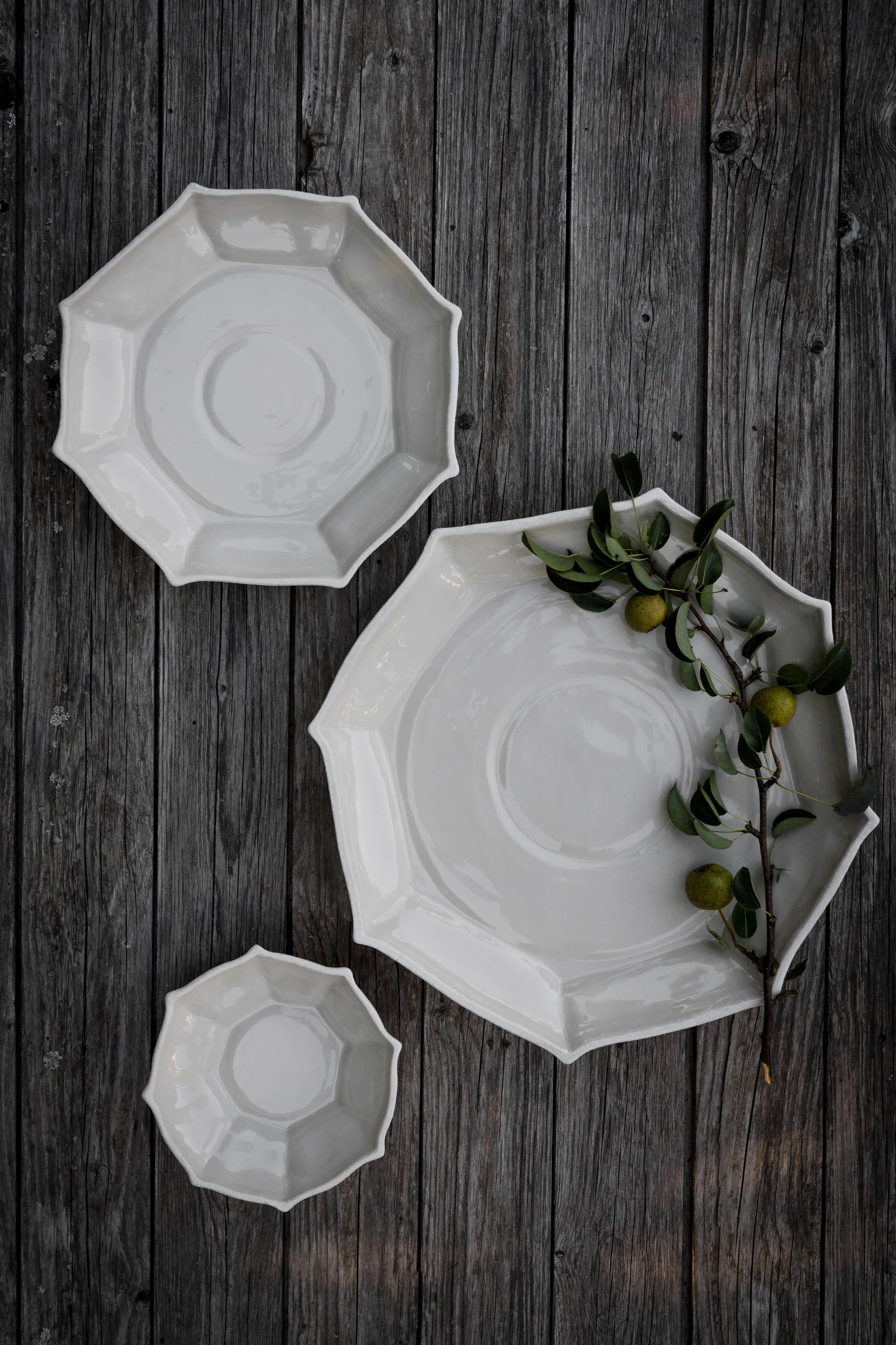 Piatto da portata Ernst Ø17 cm, Naturale bianco ERNST