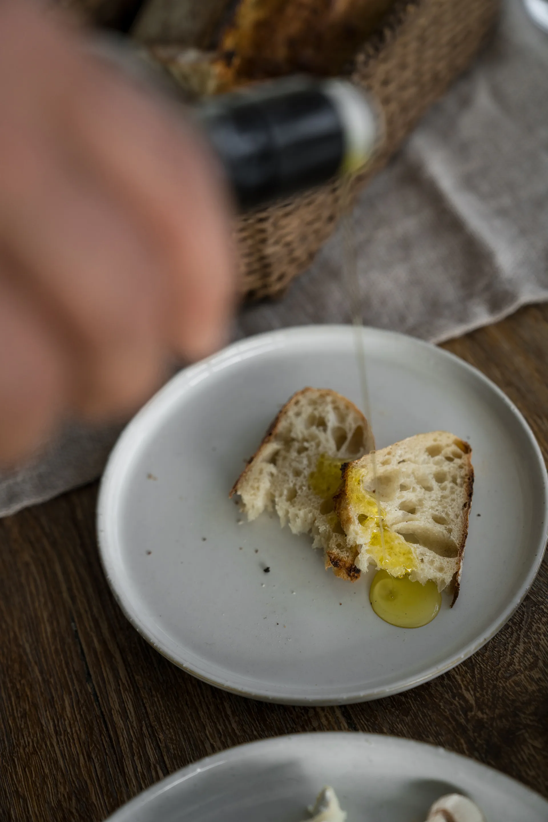 Piatto Ernst Ø24,5 cm, Naturale bianco ERNST