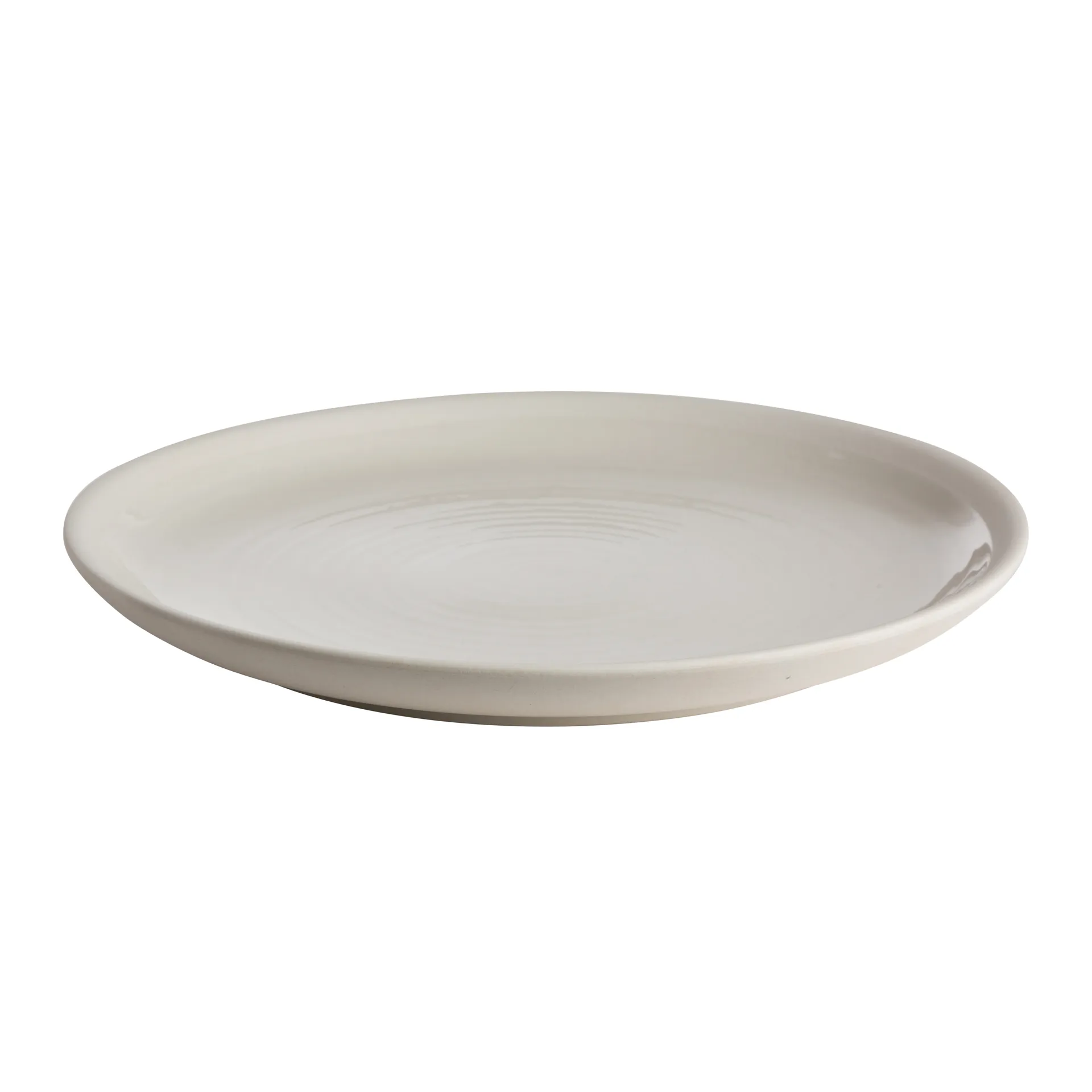 Piatto Ernst in gres 26 cm, bianco ERNST