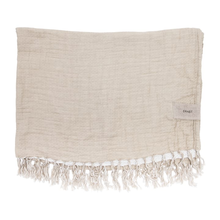 Plaid in cotone Ernst 130x170 cm - Beige - ERNST