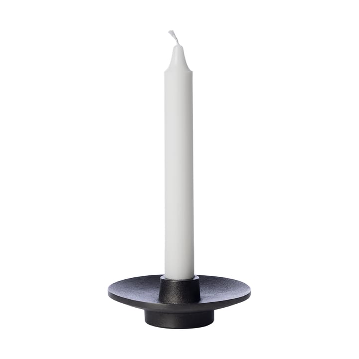 Portacandela Ernst in alluminio Ø 12 cm - Nero - ERNST