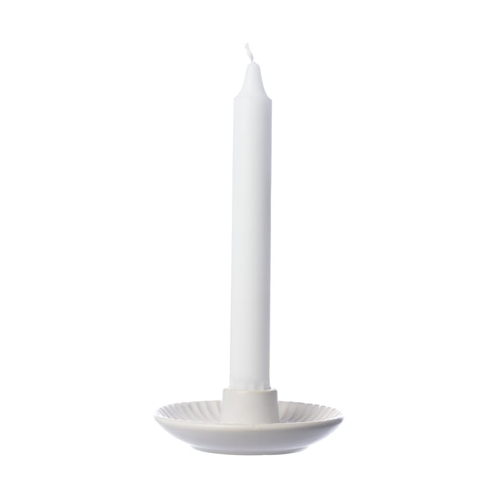 Portacandele Ernst Ø10,5x3,5 cm - Bianco - ERNST