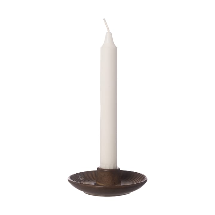 Portacandele Ernst Ø10,5x3,5 cm - Marrone-beige - ERNST