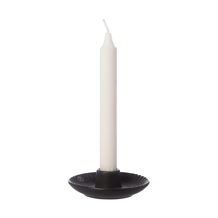 Portacandele Ernst Ø10,5x3,5 cm - Nero - ERNST