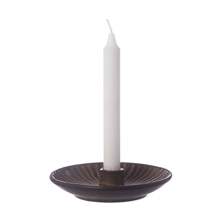Portacandele Ernst Ø16x3,5 cm - Marrone-beige - ERNST