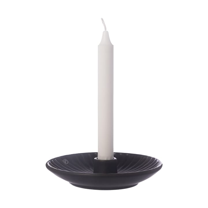 Portacandele Ernst Ø16x3,5 cm - Nero - ERNST