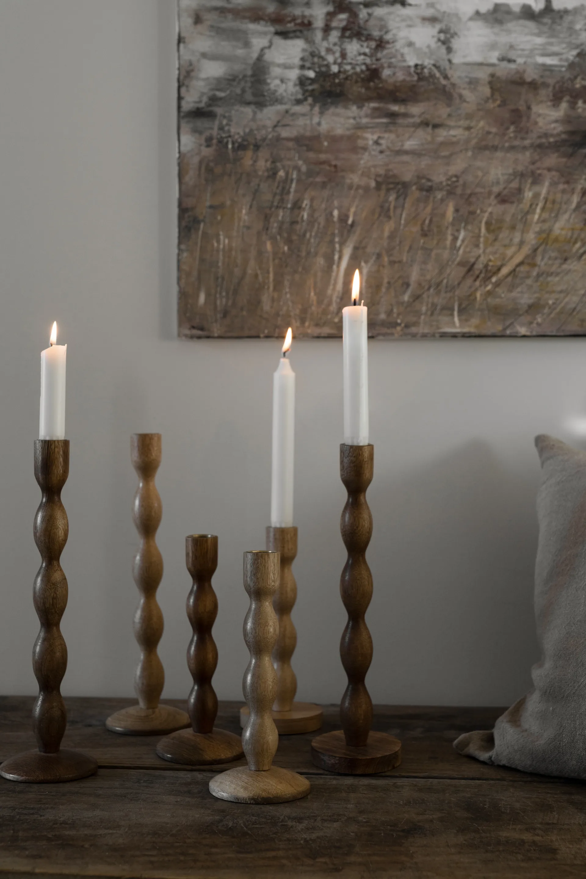 Portacandele Ernst Ø9x31 cm, Natur ERNST