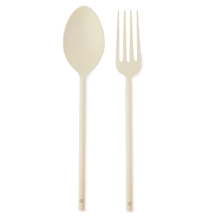 Posate per insalata Ernst in metallo , Beige ERNST