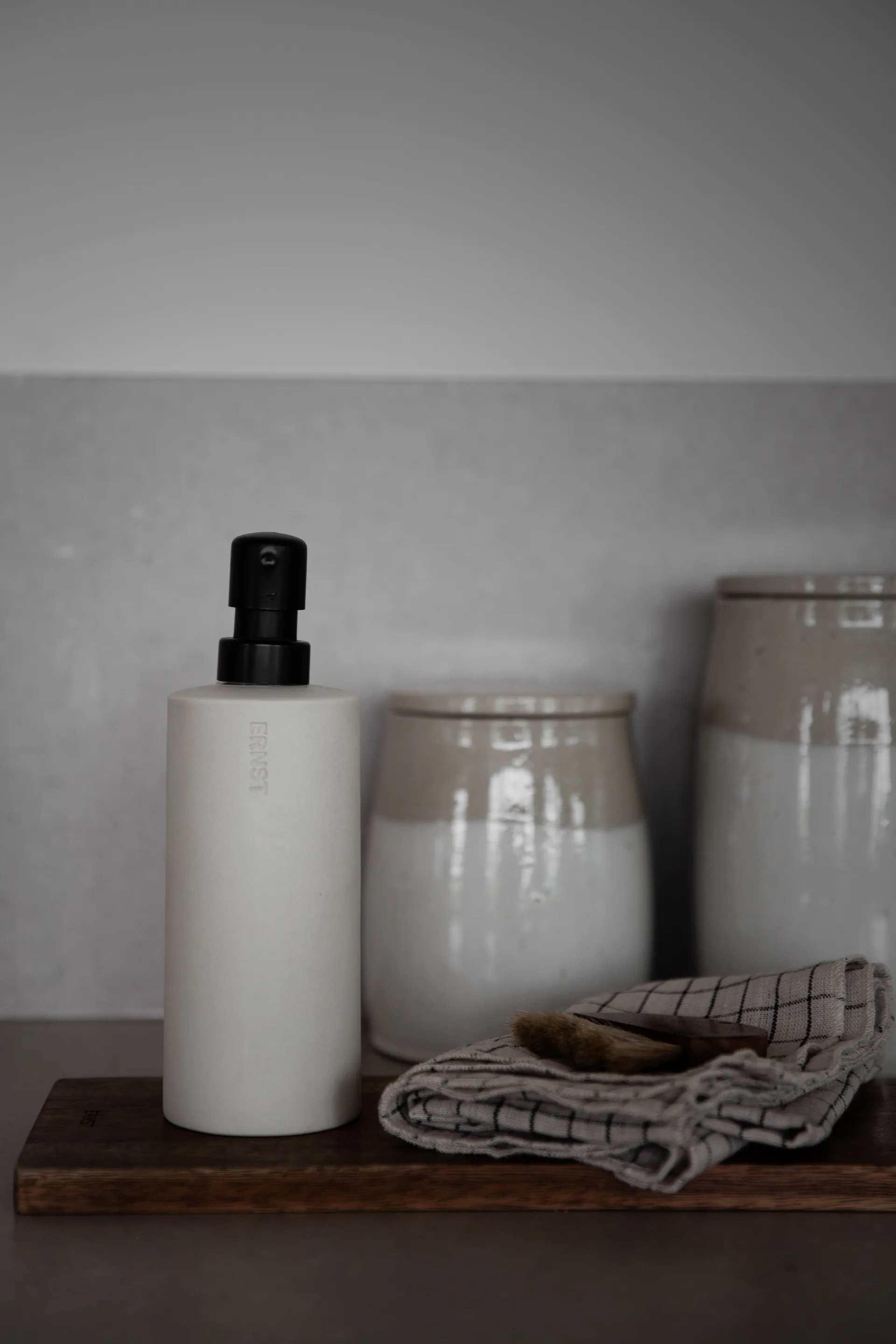 Pump per sapone Ernst 50 cl, Bianco naturale ERNST