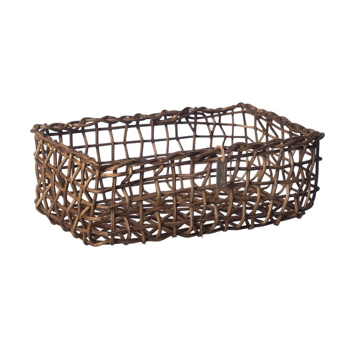 Set di cestini Ernst rettangolari 2 pezzi, Marrone scuro ERNST