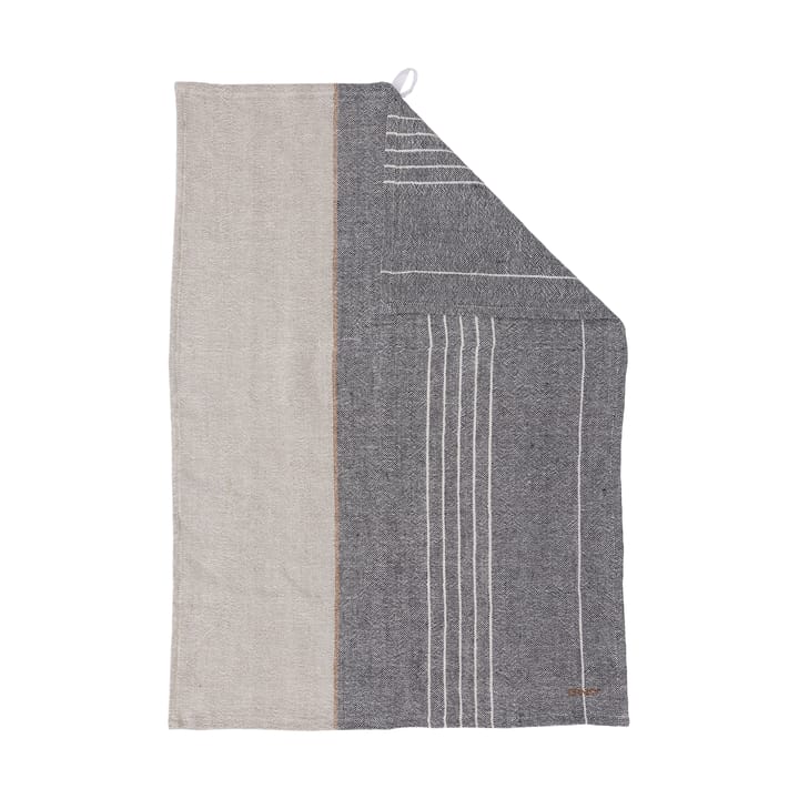 Strofinaccio da cucina Ernst misto lino 47x70 cm - Grigio-naturale - ERNST
