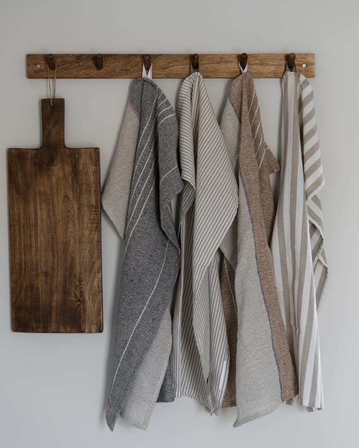 Strofinaccio da cucina Ernst misto lino 47x70 cm, Grigio-naturale ERNST