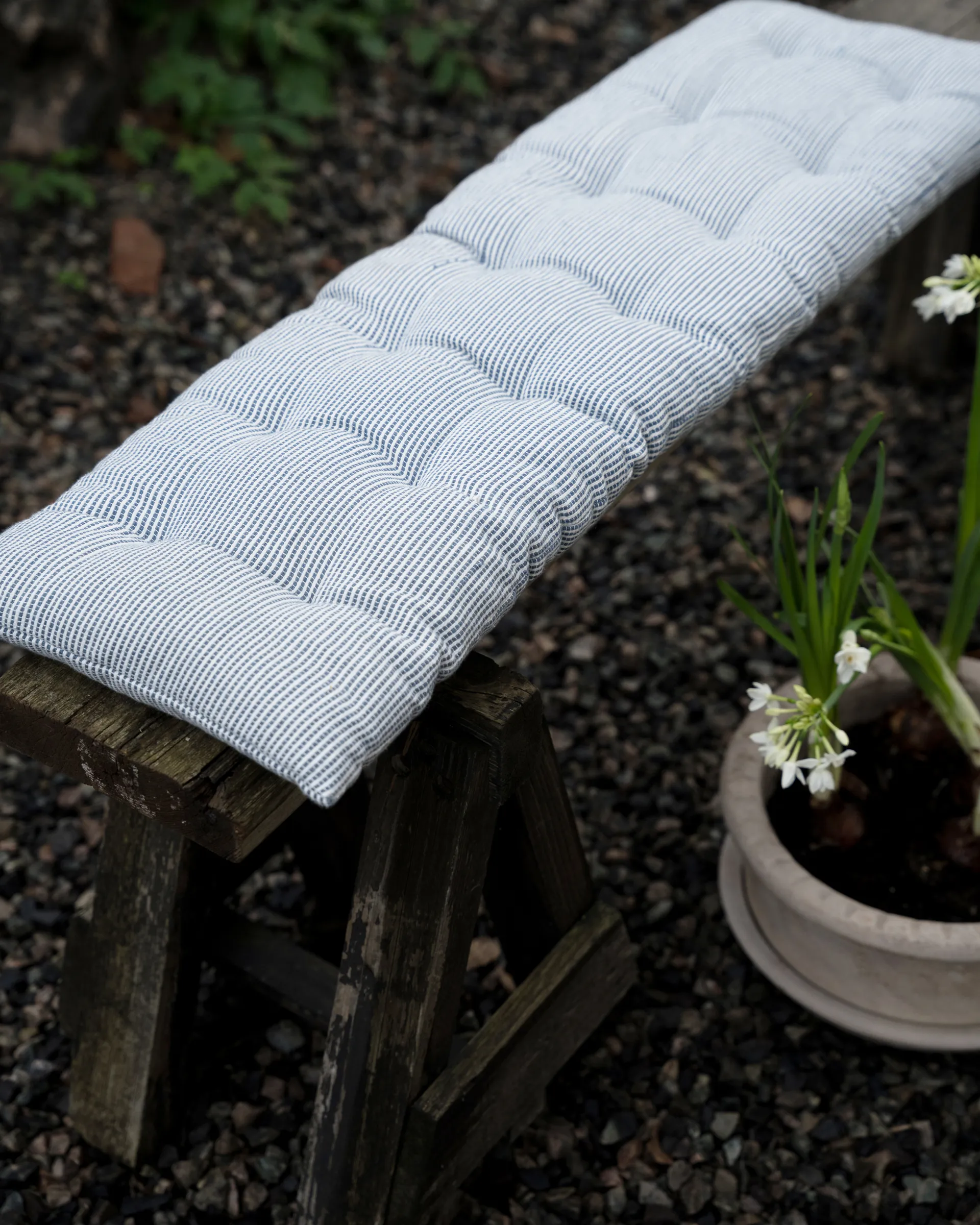 Tappetino per scale Ernst 30x100 cm, Blu-bianco ERNST