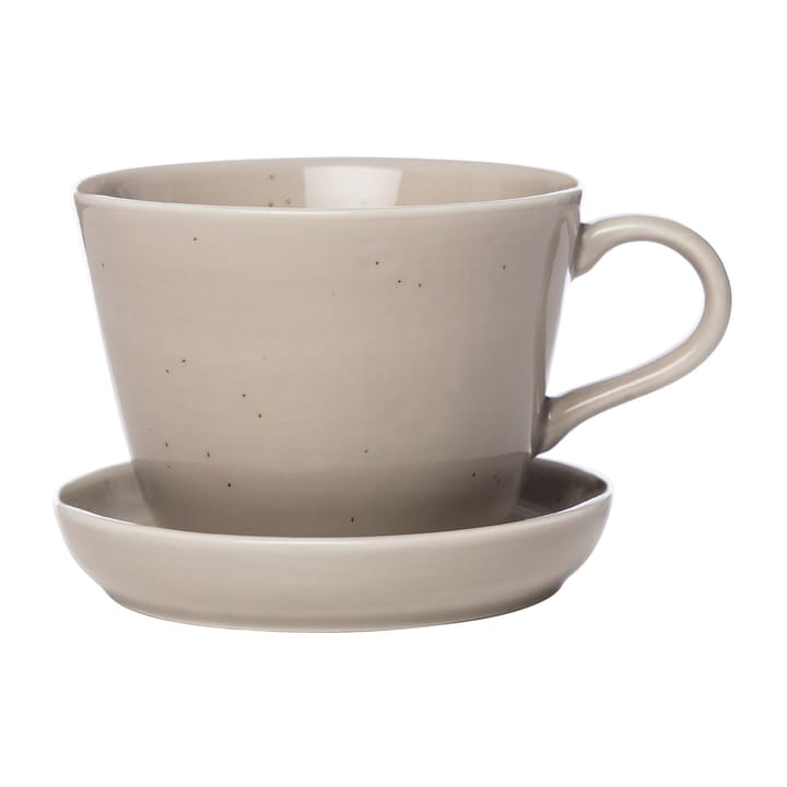 Tazza da caffè Ernst con piattino, 20 cl - Sand - ERNST