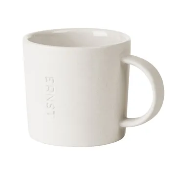 Tazza da caffè Ernst in gres 10 cl - bianco - ERNST