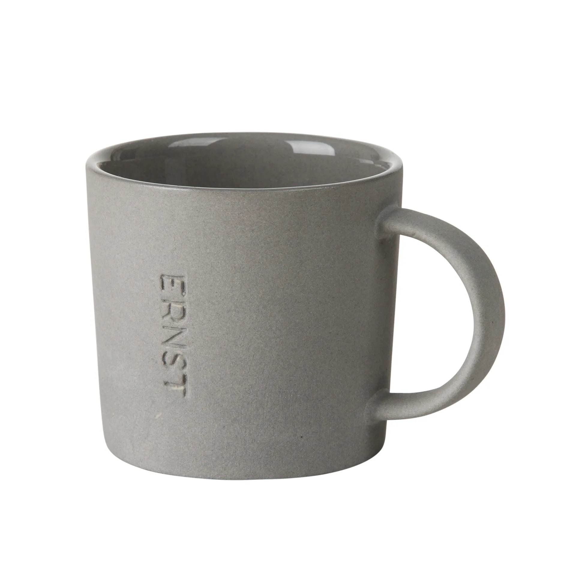 Tazza da caffè Ernst in gres 10 cl, grigio ERNST