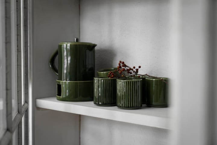 Tazza Ernst senza manico rigata 19 cl, Verde ERNST