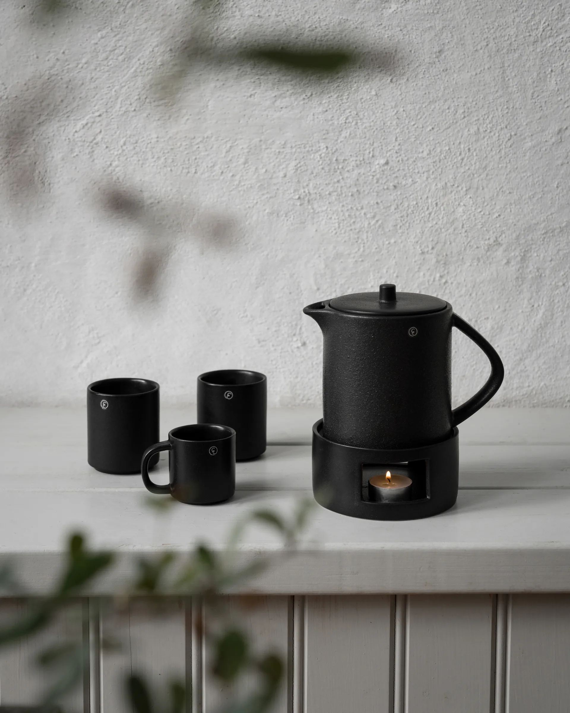 Tazza senza manico Ernst Ø7 cm, Nero ERNST