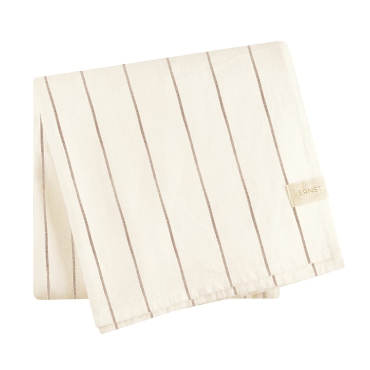 Tovaglia a righe Ernst 140x200 cm, Naturale-talpa ERNST
