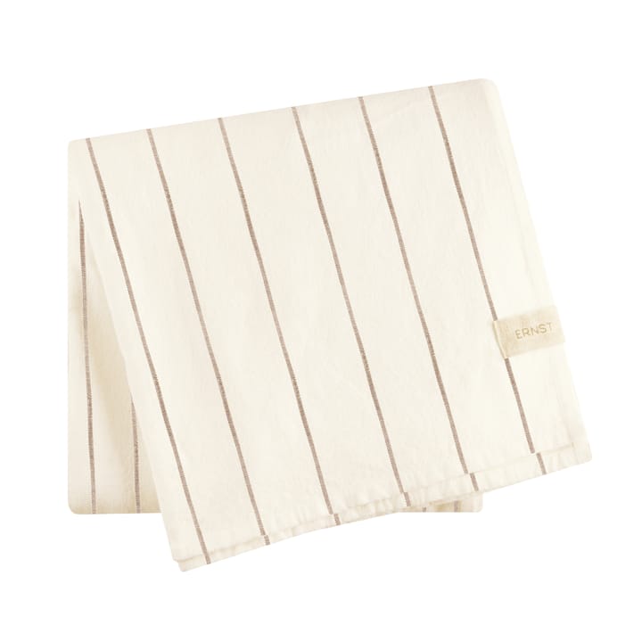 Tovaglia a righe Ernst 140x300 cm, Naturale-talpa ERNST