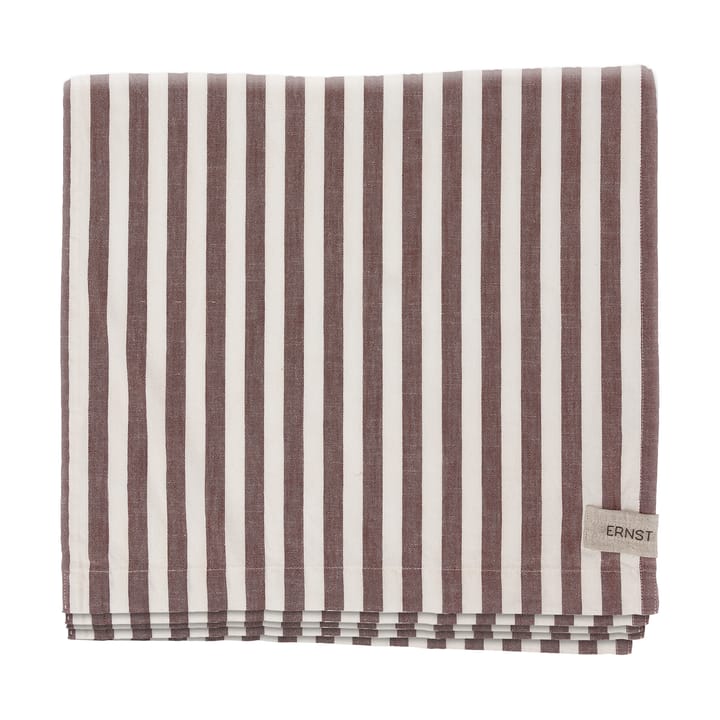 Tovaglia a righe Ernst 145x300 cm - Rosso-bianco - ERNST