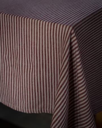 Tovaglia a strisce sottili Ernst 145x300 cm - Rosso-beige - ERNST