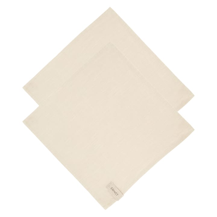Tovaglioli in stoffa Ernst cotone confezione da 2, Beige ERNST