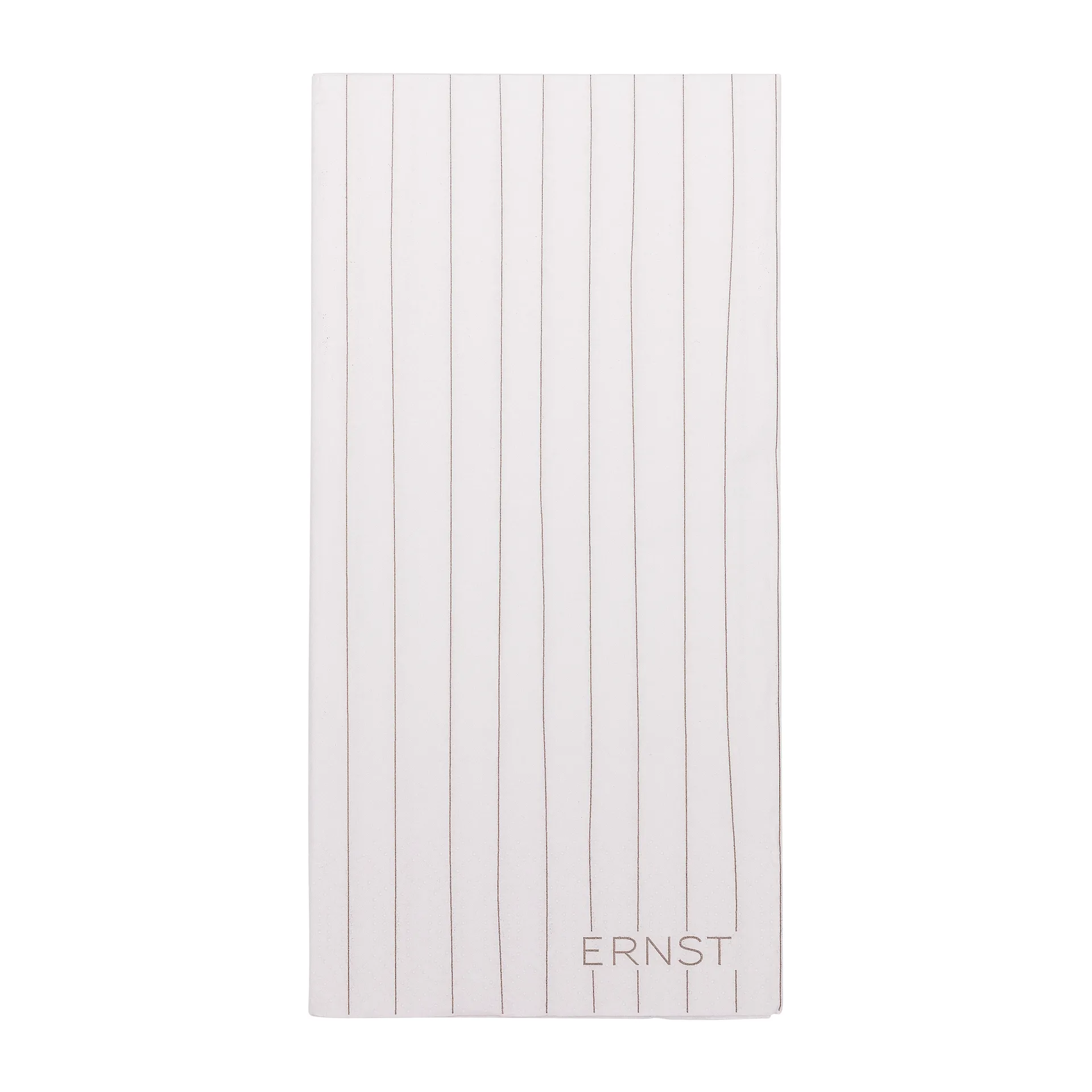 Tovagliolo a righe Ernst 10x20 cm confezione da 20, bianco-grigio ERNST