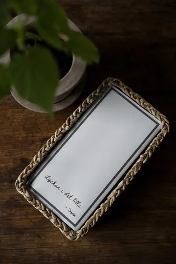 Tovagliolo Ernst con testo I det lilla confezione da 20 - Bianco - ERNST