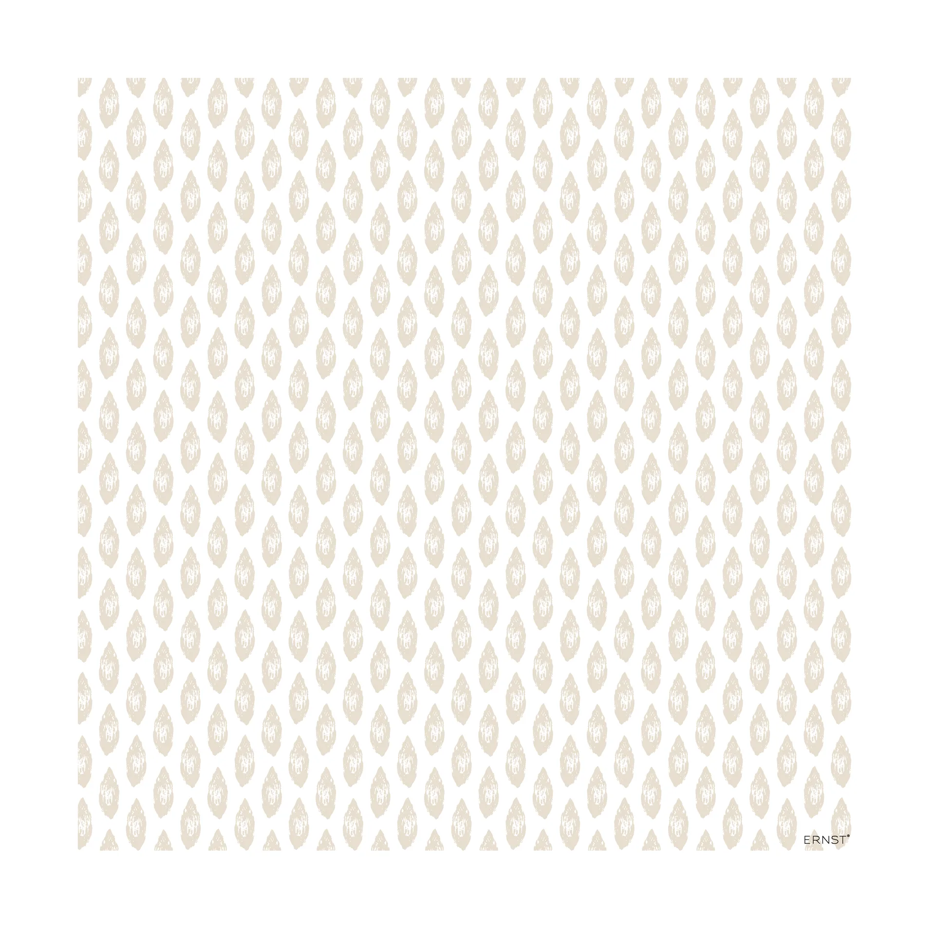 Tovagliolo Ernst mandorla 33x33 cm, confezione da 20, Bianco, beige ERNST