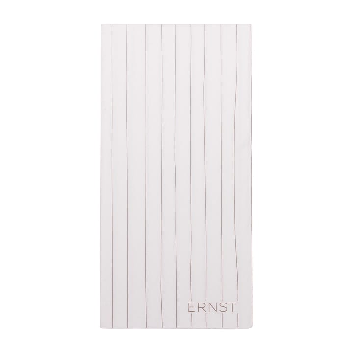 Tovagliolo Striped 10x20 cm confezione da 20  - bianco-grigio - ERNST