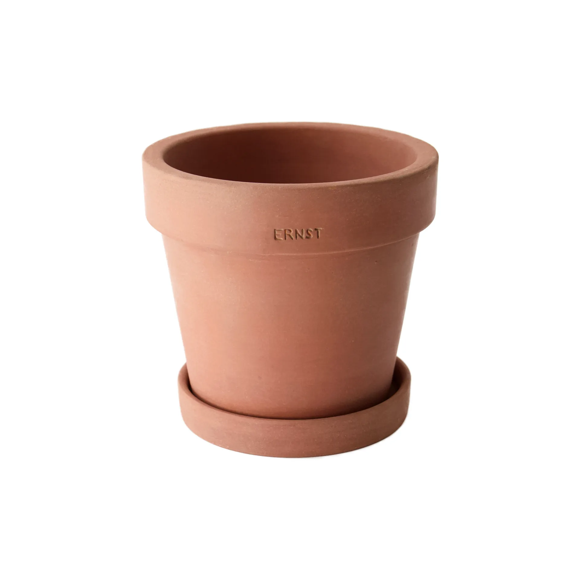 Vaso con sottovaso Ernst rustic terracotta, Ø 17 cm
​ ERNST