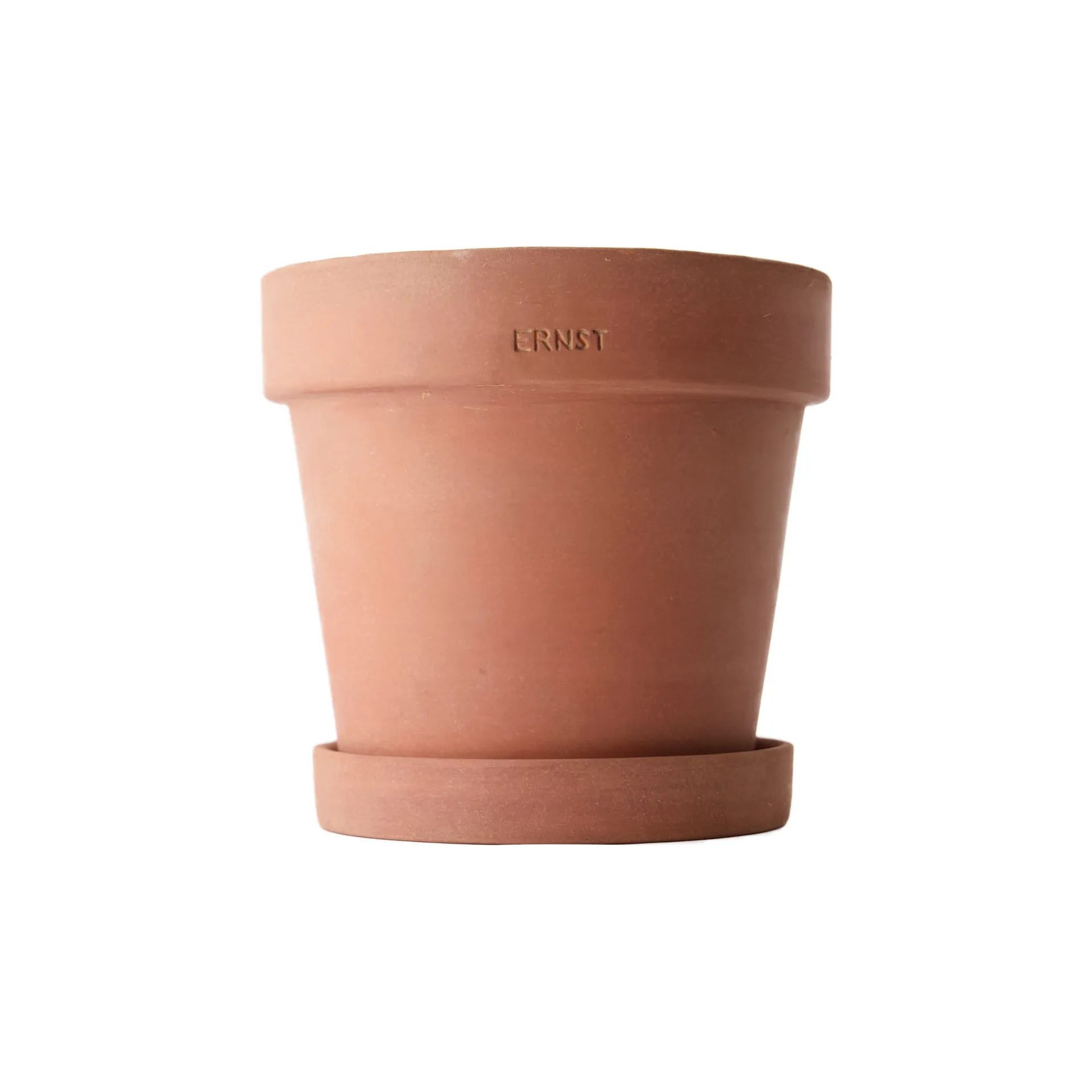 Vaso con sottovaso Ernst rustic terracotta, Ø 17 cm
​ ERNST