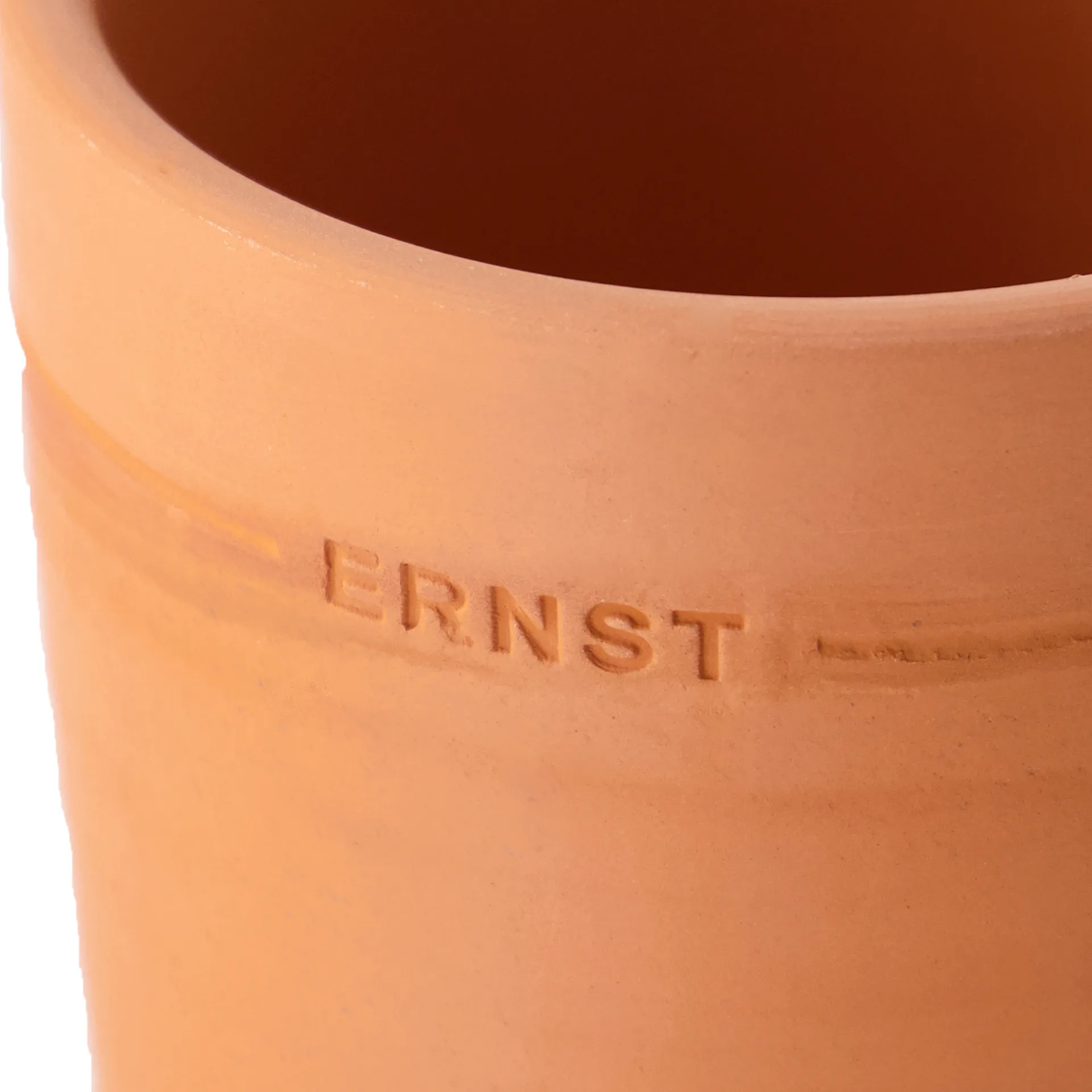 Vaso con sottovaso Ernst terracotta, Ø 19 cm
​ ERNST