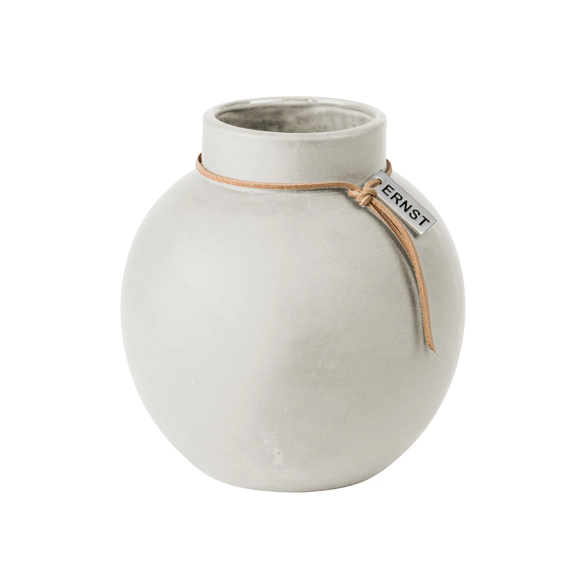 Vaso Ernst in gres bianco, 14 cm ERNST