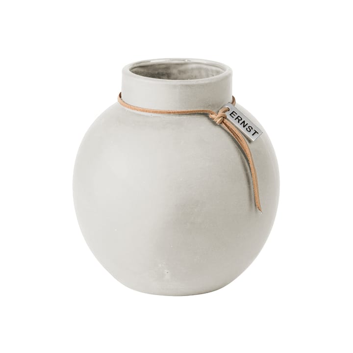 Vaso Ernst in gres bianco - 14 cm - ERNST