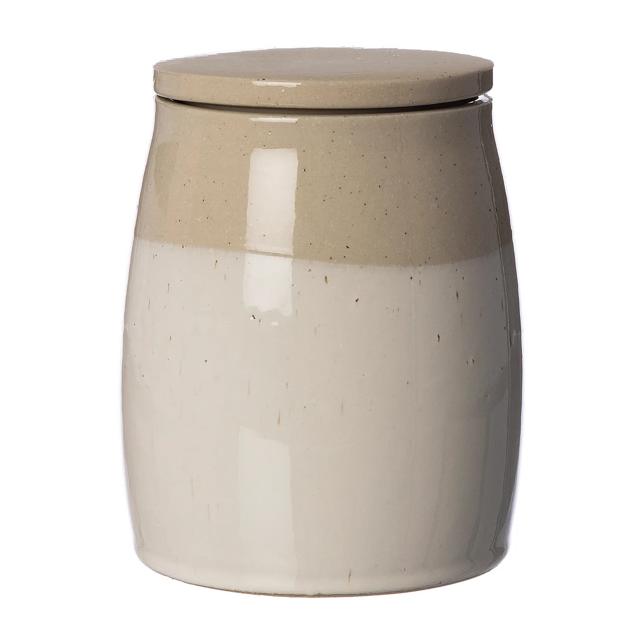 Vaso Ernst in gres con coperchio, 16 cm ERNST