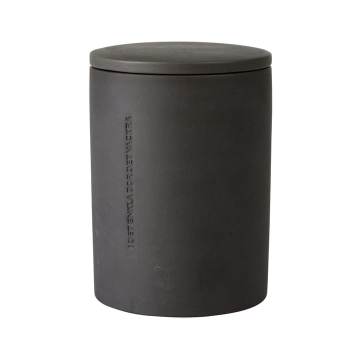 Vaso Ernst in gres, grigio scuro ERNST