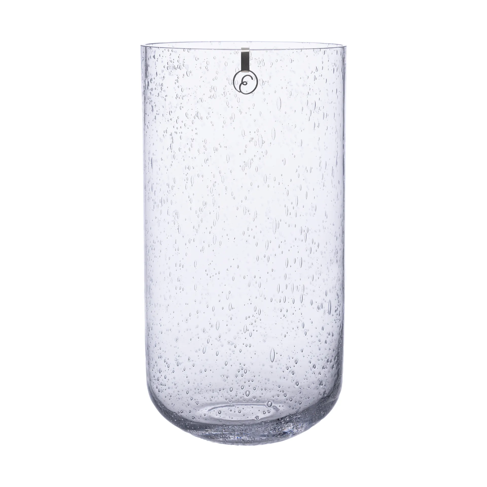 Vaso in vetro con bolle Ernst 25 cm, Chiaro ERNST