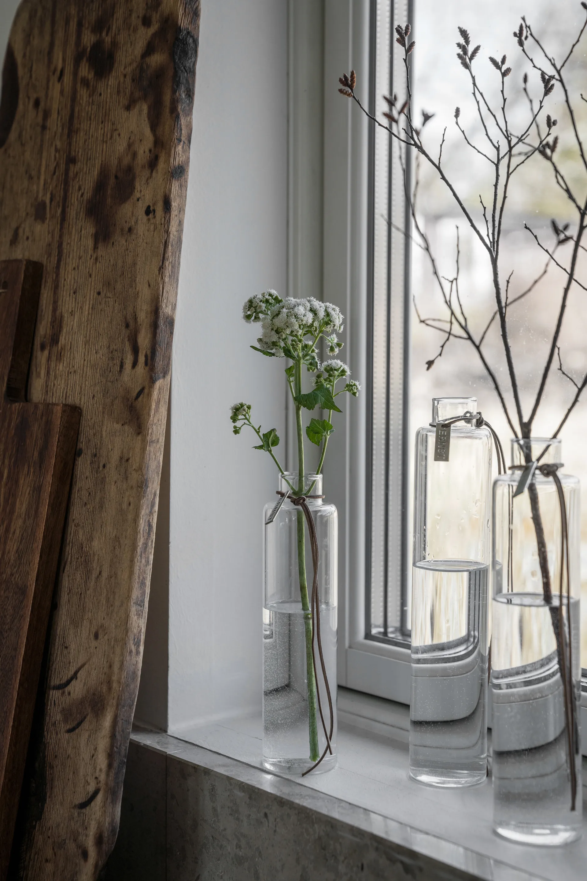 Vaso in vetro Ernst Ø5 cm, H 23 cm ERNST